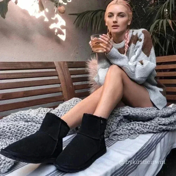 [US7.5]EMU  Australia PLATINUM STINGER Ankle Boots -Sheepskin- Waterproof-EUC - Picture 3 of 12